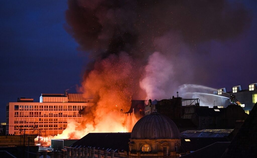 Rapid response - Glasgow School of Art Fire 3